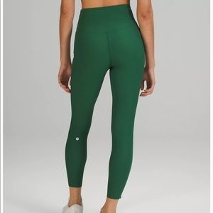 Lululemon Base Pace Hi-Rise Ribbed Tight 25” - Evergreen Size 12